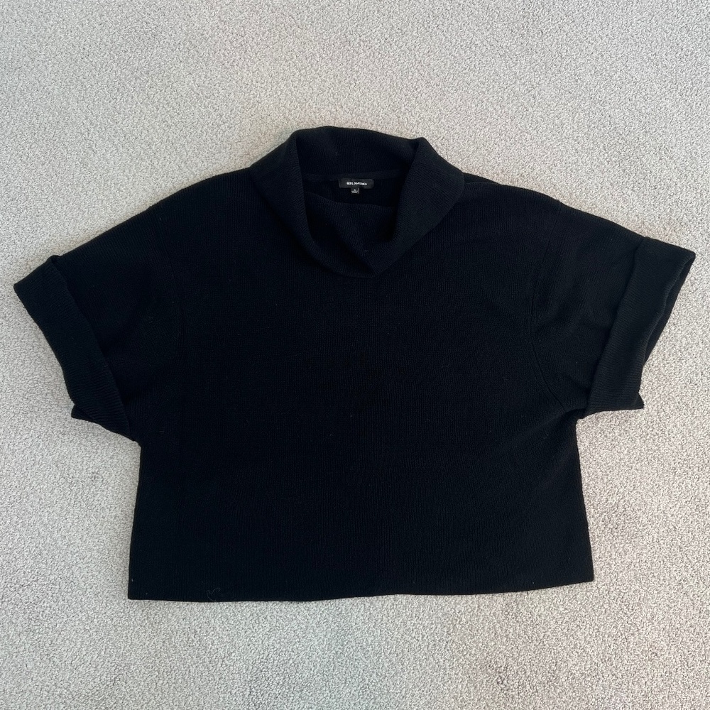 525 America Short Sleeve Sweater (black) Small